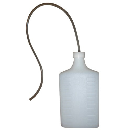 Water bottle with tubing