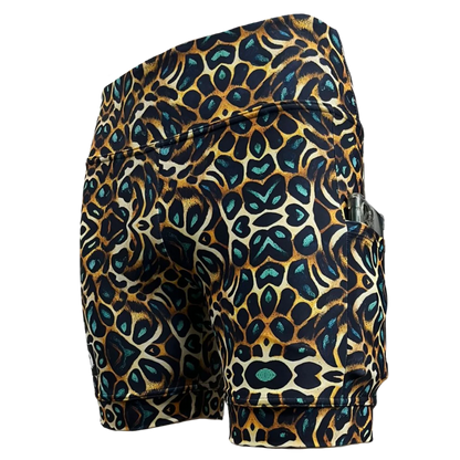 HIGH WAIST SHORTS - EYE OF THE TIGER